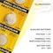 Exell Battery 10pk Exell Alkaline 1.5V Watch Battery Replaces AG13 357 LR44 EB-L1154 - alternate 2
